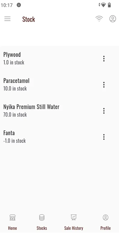 Stock List